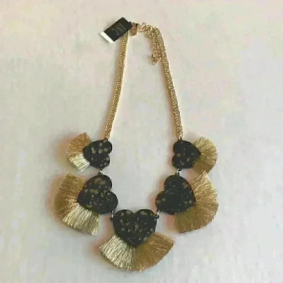 INC new gold resin hearts and gold tone n… - Picture 6 of 8